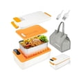 thumbnail image 2 of 1pc Rechargeable Portable Electric Heated Lunch Box, 1L Capacity Food Warmer Suitable For Car/Truck/Work/Home, 2 of 9