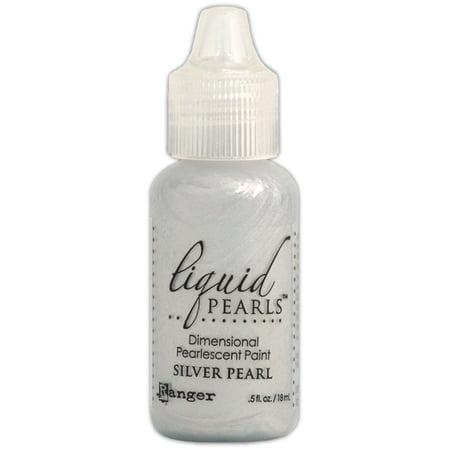 pearls pearlescent dimensional 5oz liquid pearl paint silver