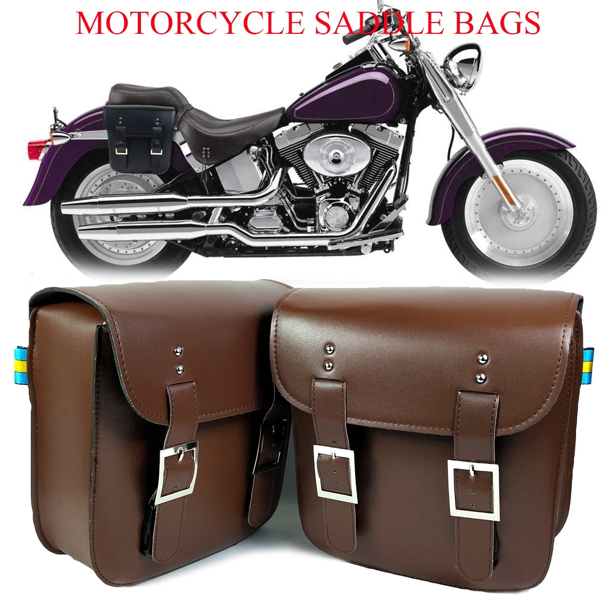 leather motorcycle pouch