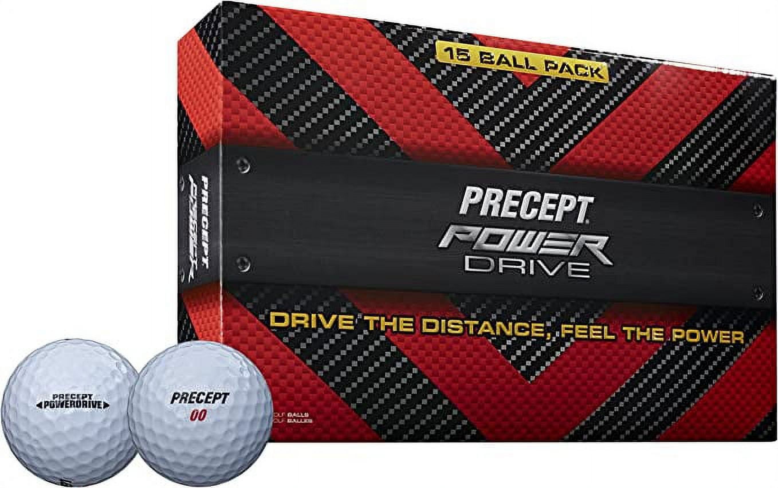 Bridgestone Golf Precept Distance Golf Balls, 15 Pack White photo 1