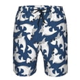 thumbnail image 3 of Logiee Shark Print Mens Swim Trunks Quick Dry Board Shorts,Breathable Hawaii Beach Shorts Swimwear Bathing Suits-Large, 3 of 6