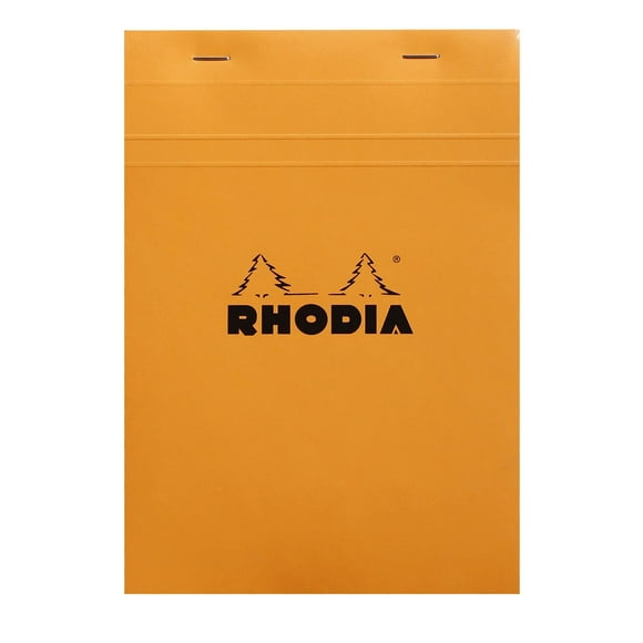 Bloc de notas Rhodia No16, A5, cuadrado, naranja, 80 g, 80 hojas
