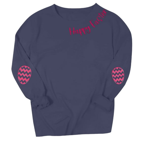 Clearance! Yajing Oversized Sweatshirt for Women Sweatshirt for Women Happly Easter Sweat Shirts for Easter Eggs Graphic Loose Fit Crew Neck Xxl Blue