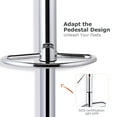thumbnail image 4 of Leopard Upholstered Adjustable Swivel Kitchen Dining Counter Bar stool, Black, 4 of 5