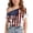 Multicolor_A, variant on Girls Patriotic Tie Dye T-Shirt Kids 4th of July American Flag Shirt Youth Short Sleeve Wine Red White Blue Top,Size 7-8 T