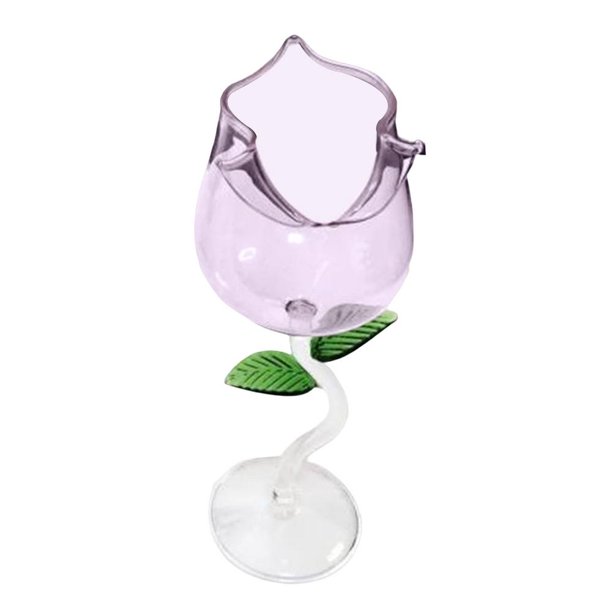 Tohuu Wine Cups Red Wine Glasses RoseShaped Wine Glasses Cocktail Cups Modern Wine Glass with