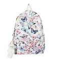 thumbnail image 1 of MesaSe Fashion Backpack Butterfly Print Laptop Rucksack Student Shoulder Bag for Travel, 1 of 9