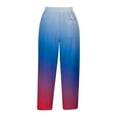thumbnail image 5 of QATAINLAV Womens 2025 Summer Casual Drawstring Beach Capri Pants Trendy Gradient Color Straight Leg Cropped Trousers Plus Size Capris with Pocket Multicolor M Limited Time Sale, 5 of 6