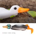 thumbnail image 3 of Wweixi False Bait Plastic Surface Duck Lure Well Made Floating Baits For Bass Pike Catfish Bionic Bait Strong Attraction No.2 1Set, 3 of 6