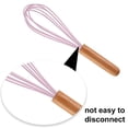 thumbnail image 3 of Fouet de Cuisson en Fil de Silicone Premium, Batteur à Œufs en Silicone en Acier Inoxydable, Batteur à Œufs Coloré, Mélangeur, Outils de Cuisson 10 Pouces, 3 of 5