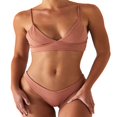 thumbnail image 1 of 2Pcs Femmes Bikini Ensembles Maillot de Bain Triangle Soutien-Gorge String Pantalon Maillots de Bain, 1 of 6