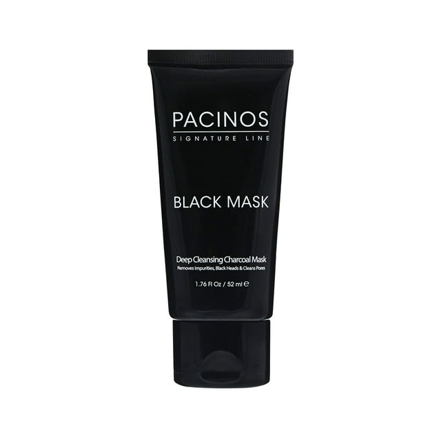 Mascarilla eliminadora de puntos negros Pacinos Black Activated Charcoal 50 ml