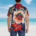 thumbnail image 5 of Haiem Paisley2 Printed Hawaiian Shirt for Men - Men’s Casual Beach Summer Shirts - Stretch Fabric with Modern Fit-Medium, 5 of 7