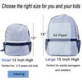 thumbnail image 2 of Mochila BLANKSMALL Seersucker para niños pequeños de 2 a 5 años, color azul marino, 2 of 7