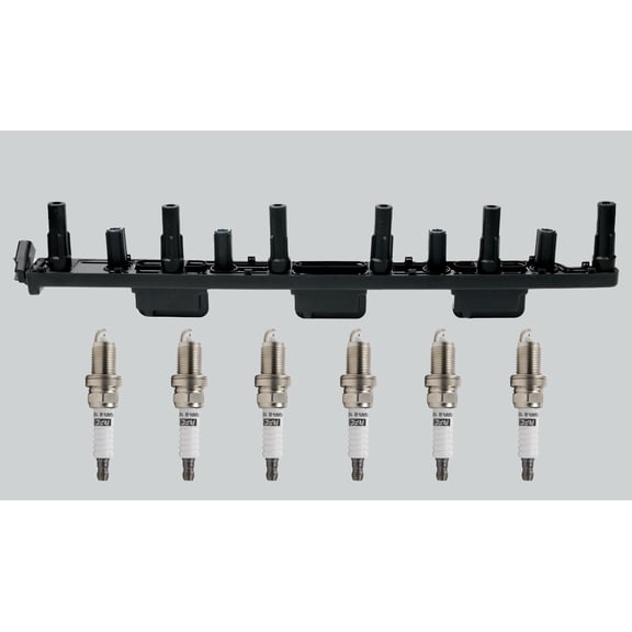 Ignition Coil   Iridium Spark Plug Kit for Jeep TJ Grand Cherokee Wrangler UF296