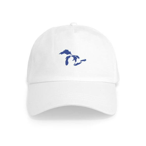 CafePress - Great Lakes Cap - Adjustable 100% Brushed Unisex Casual Cotton Baseball Cap, Beige, 1