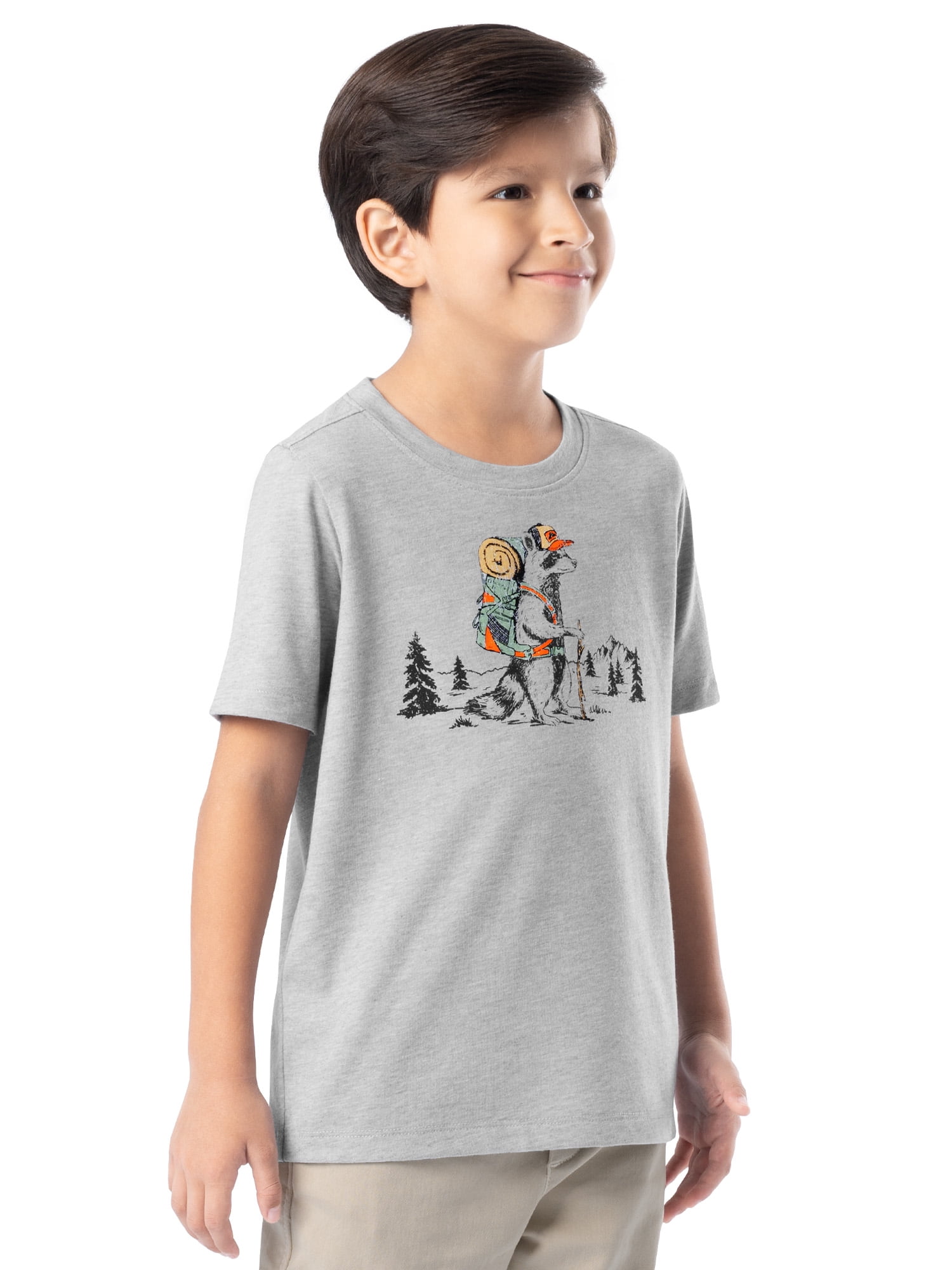 Ozark Trail Boys Graphic Tee with Short Sleeves, Sizes XS-XXL