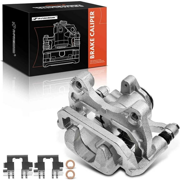 A-Premium Disc Brake Caliper Assembly with Bracket Compatible with Select Mazda Models - CX-5 2016 2017 2018 2019 2020, L4 2.5L - Rear Left Driver Side