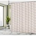 thumbnail image 5 of Ambesonne Brown Paisley Shower Curtain, Antique Leafy Flowers, 69"Wx75"L, Chocolate and White, 5 of 5