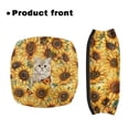 thumbnail image 2 of HELLHERO Cat Sunflowers Rollator Walker Seat Back Cover and Seat & Back Cover for Elderly Adults Breathable for Machine Washable, 2 of 7