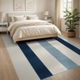 thumbnail image 3 of ODIKA 8'x10' Washable Area Rug Durable, Non-Slip Striped Vintage Colorblock Panel Retro Border Boho Bands Faded for Living Room, Under Sectional, Family, 3 of 7