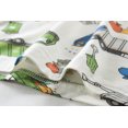 thumbnail image 5 of FEDPOP Toddler Boys Car Pajamas Bamboo Viscose Kids Long Sleeve Snug fit Pjs 2pcs Set 7T, 5 of 7