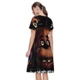 thumbnail image 7 of Lsque Five Nights At Freddy'S Print Women's Casual Dress T-Shirt Summer Short Sleeve Scoop Neck Swing Dresses, 7 of 7