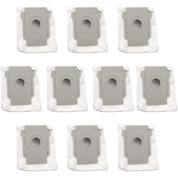Paquete de 10 bolsas de aspiradora de repuesto para iRobot Roomba i&s Series i (7150) i7+ i7 Plus (7550) i3+ (3550) i6+ (6550) i8+ (8550) s9 (9150) s9 Plus (9550), 955020) Eliminación automática de suciedad Clean Base de bolsas Vhermosa