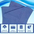 thumbnail image 5 of SupremePlus New Huck Cleaning Towels 15" x 25" Commercial Window Lint-Free All Purpose 100% Cotton Household Cleaning Cloths & Wipes, Blue, 25 Count, 5 of 9