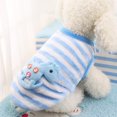 thumbnail image 1 of Cute Dog Cat Sweater, Coral Velvet, Multicolour, XXS, 1 of 3