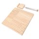 thumbnail image 1 of Tablero De Bloqueo De Madera, Pulido Alisado, 324 Agujeros, 9,3 Pulgadas De Largo, Duradero, Inodoro, Tablero De Tejer De Madera Multiusos Con Alfileres, Agujas Para Proyectos De, 1 of 7