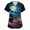 Blue #55, variant on KDDYLITQ Womens Scrubs Short Sleeve V Neck Nursing Uniform Scrub Tops Halloween Floral Cute Work Skeleton Shirts with Pockets Green M