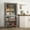 Gray, variant on Demi Bonn 64" Kitchen Pantry, 4-Door Freestanding Storage Cabinet with 3 Adjustable Shelves for Kitchen, Dining Room, Gray