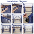 thumbnail image 6 of Huloretions Art Drying Rack with 4 Lockable Wheels,Art Storage Rack With 16 Removable Shelves,Art Organizer 18" D x 26" W x 26" H For Art Studio Artwork Craft Room Desktop, 6 of 7