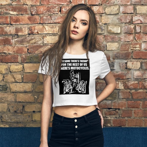 For Some Of Us There's Therapy Crop Tee