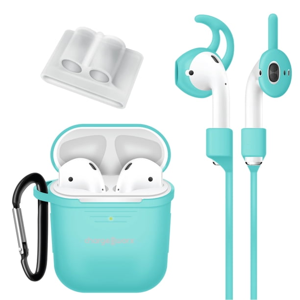 Kit de accesorios ChargeWorx de 6 piezas para AirPods color menta