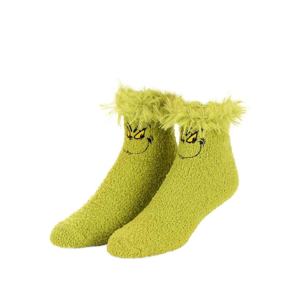 Grinch Womens' Socks 3 Pairs Size 5-9 Green and Red Low Cut Socks - Walmart .ca