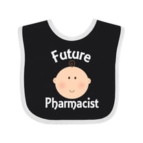 Inktastic Future Pharmacist Occupation Boys or Girls Baby Bib