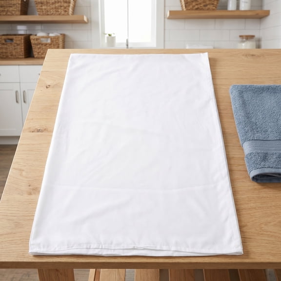 COOPHYA 2-Pack White Polyester Pillow Covers Soft Breathable Cushion Protectors for Home Decor