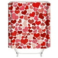 thumbnail image 2 of Valentine's Day bathroom shower curtain colorful printed shower curtain 180*180cm bathroom waterproof curtain rose waterproof curtain home decoration shower curtain, 2 of 6
