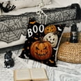 thumbnail image 5 of Sm:)e Boo Pumpkin Bat Halloween Pillow Covers 18x18 Inch Set of 2, Cushion Covers for Sofa Home Decor, 5 of 6