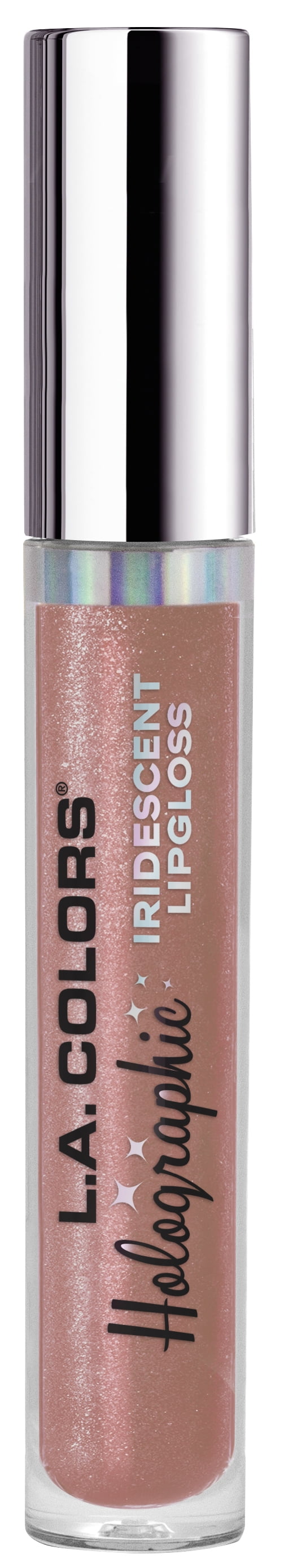 L.A. COLORS Holographic Iridescent Lip Gloss, Heavenly, O.16 fl oz