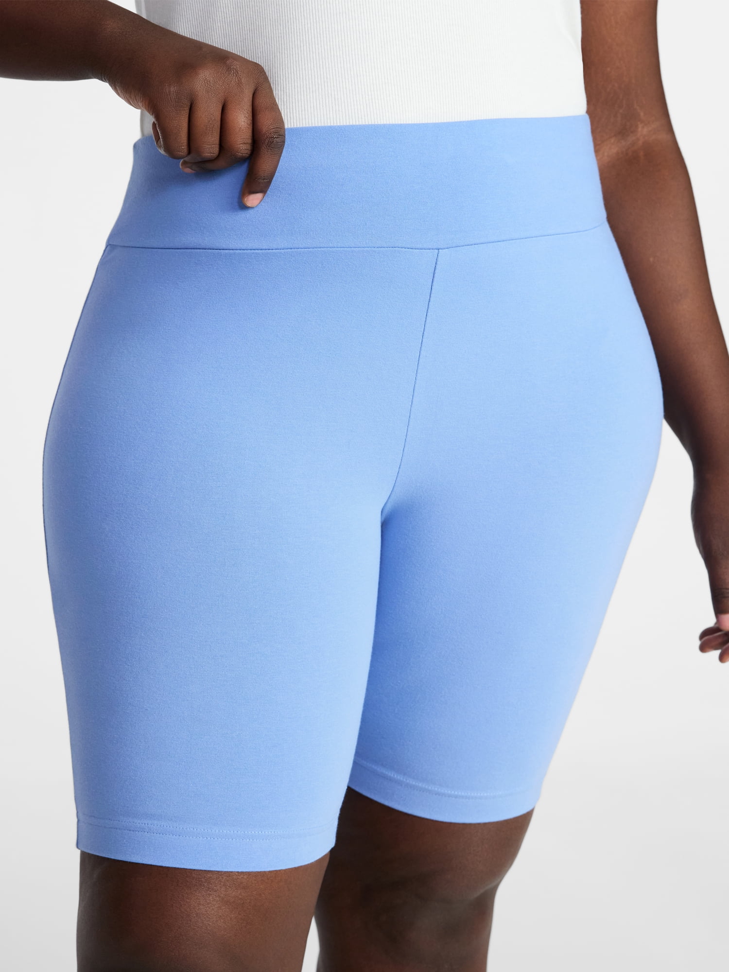 Terra & Sky Women's Plus Size Bike Shorts, Sizes 0X-5X