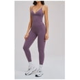 thumbnail image 2 of AEXTO Workout Sets for Women Cross Back Padded Tank Tops Matching Leggings Yoga Outfits, 2 of 6