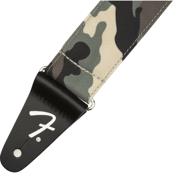 Fender Camo Guitar Strap in a Woodland Camp Pattern 2 Inches Wide #0990638076