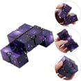 thumbnail image 2 of 1PC Cube Fidget Sensory Toy for Kids and Adults, Infinity Cube & 12-Sided Magic Cube Gadget Relieves Stress and Anxiety, Fun Fidget Mini Block Desktop Cube Toy for Birthday Gift (#A09), 2 of 5