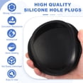 thumbnail image 3 of Tapón de Silicona en Forma de T Uxcell, Diámetro 125 mm/4.92 Pulgadas, Tapón de Silicona Impermeable Reutilizable para Sellar Agujeros Redondos en Equipos de Tuberías, Negro, 3 of 7