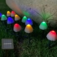 thumbnail image 1 of LINLIN Solar Outdoor Garden String Lights, 3.8M 12LED Solar Garden Mushroom Lights Solar Mushroom Fairy String Lights Outdoor Waterproof Pathway Solar Stake Mushroom Lamp Decoration for Yard, 1 of 8