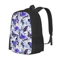 thumbnail image 2 of Daiia Butterflies Backpack for Men and Women -Durable Backpack Large Capacity, Water-Resistant Bag with Adjustable Straps and Laptop Compartment, 2 of 9