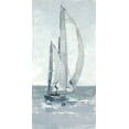 thumbnail image 2 of Harper, Ethan 11x18 White Modern Wood Framed Museum Art Print Titled - Grey Seas II, 2 of 4